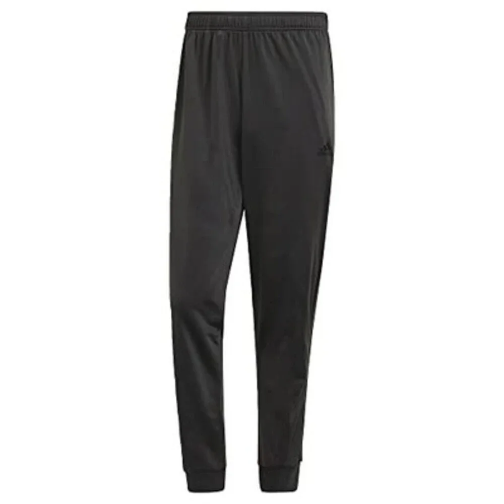 adidas Men's Tricot Tapered 3-stripes Track Pant Solid Grey/Black 3X-Large/Tall